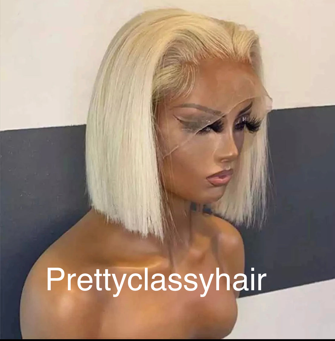 Colored bob wigs     (Frontal wig)